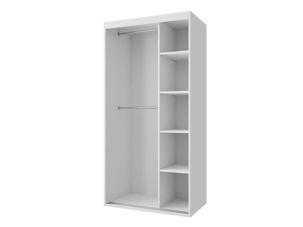 Gardróbszekrény Szafa REJAT 100 Biały/Lustro 5903211293580