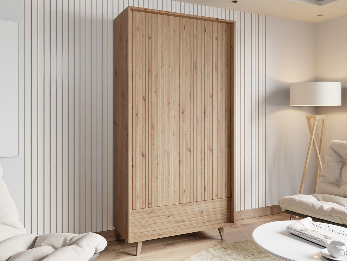 Gardróbszekrény Szafa FERIDO 2D1SZ Dąb Artisan 5903211293337