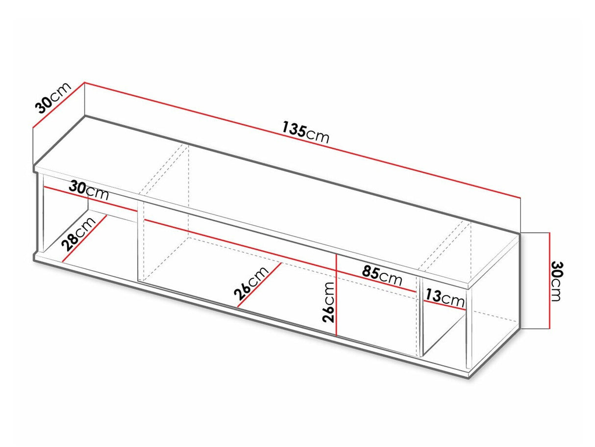 Polc Querty SZ WISZ (Marinez MR06), Szín: Fekete