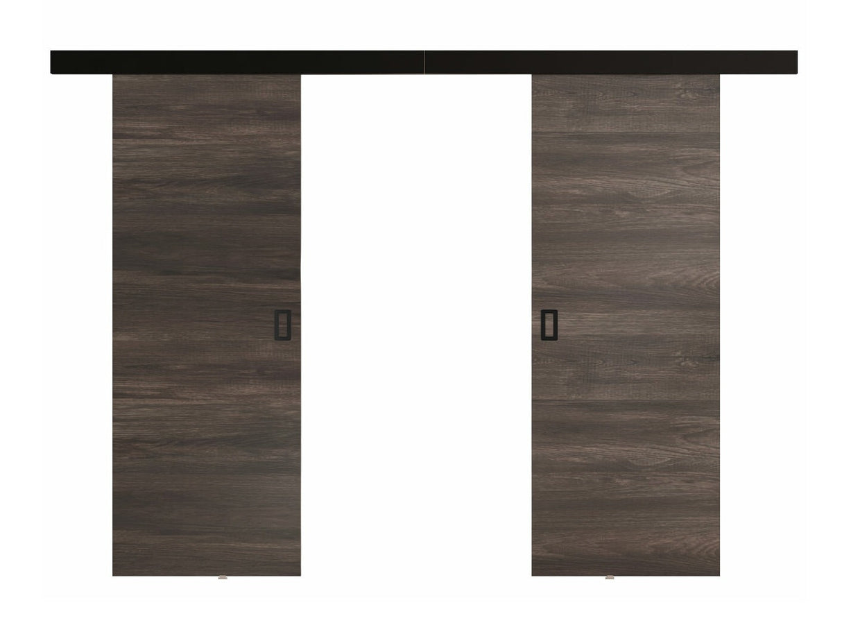 Tolóajtók Drzwi WERDI DUO 132 + 2x samodomykacz, Szín: Sötét kőris