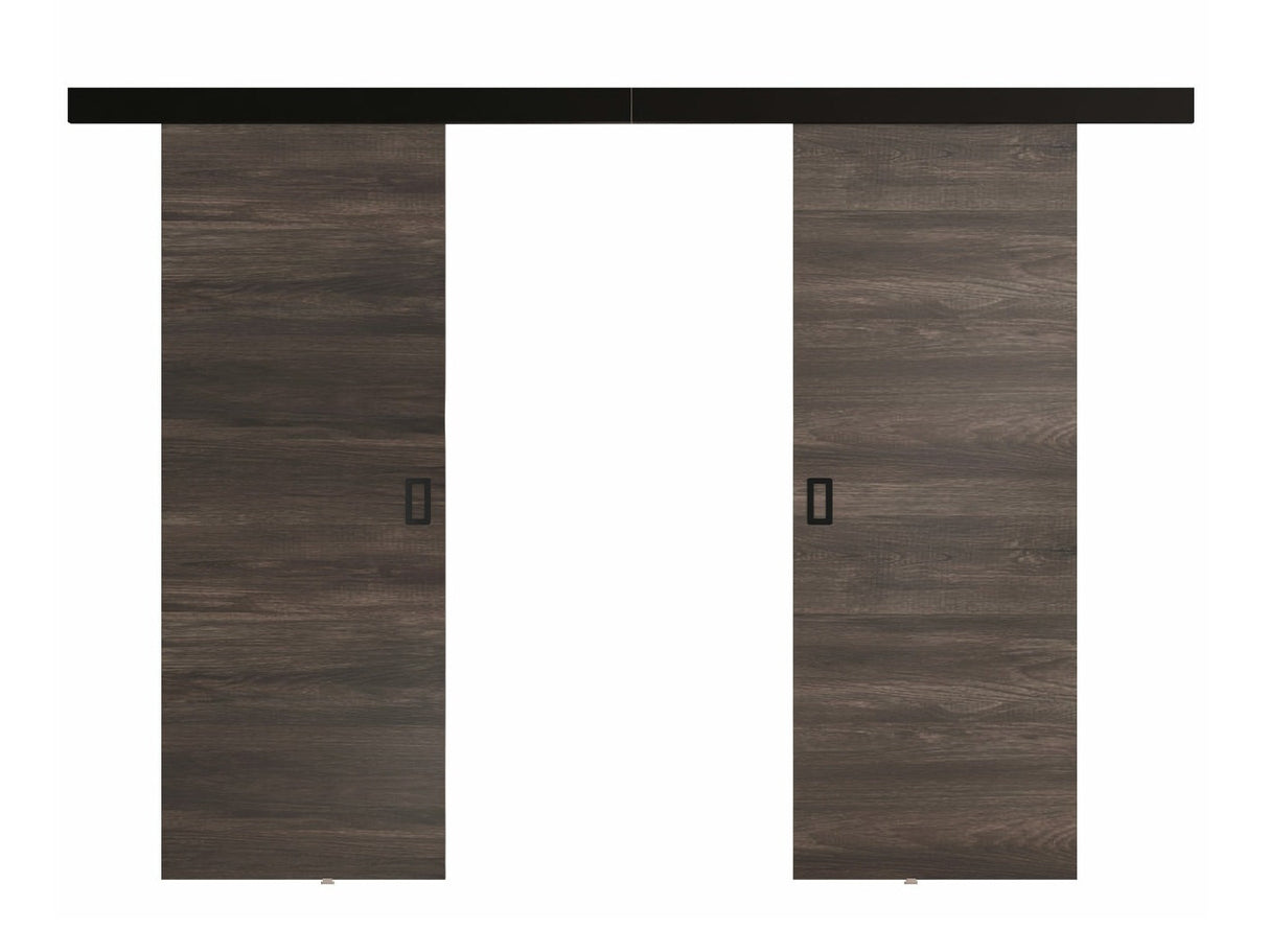 Tolóajtók Drzwi WERDI DUO 152 + 2x samodomykacz, Szín: Sötét kőris
