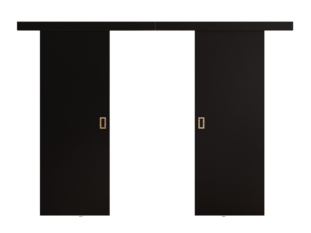 Tolóajtók Drzwi WERDI DUO 172 + 2x samodomykacz, Szín: Fekete