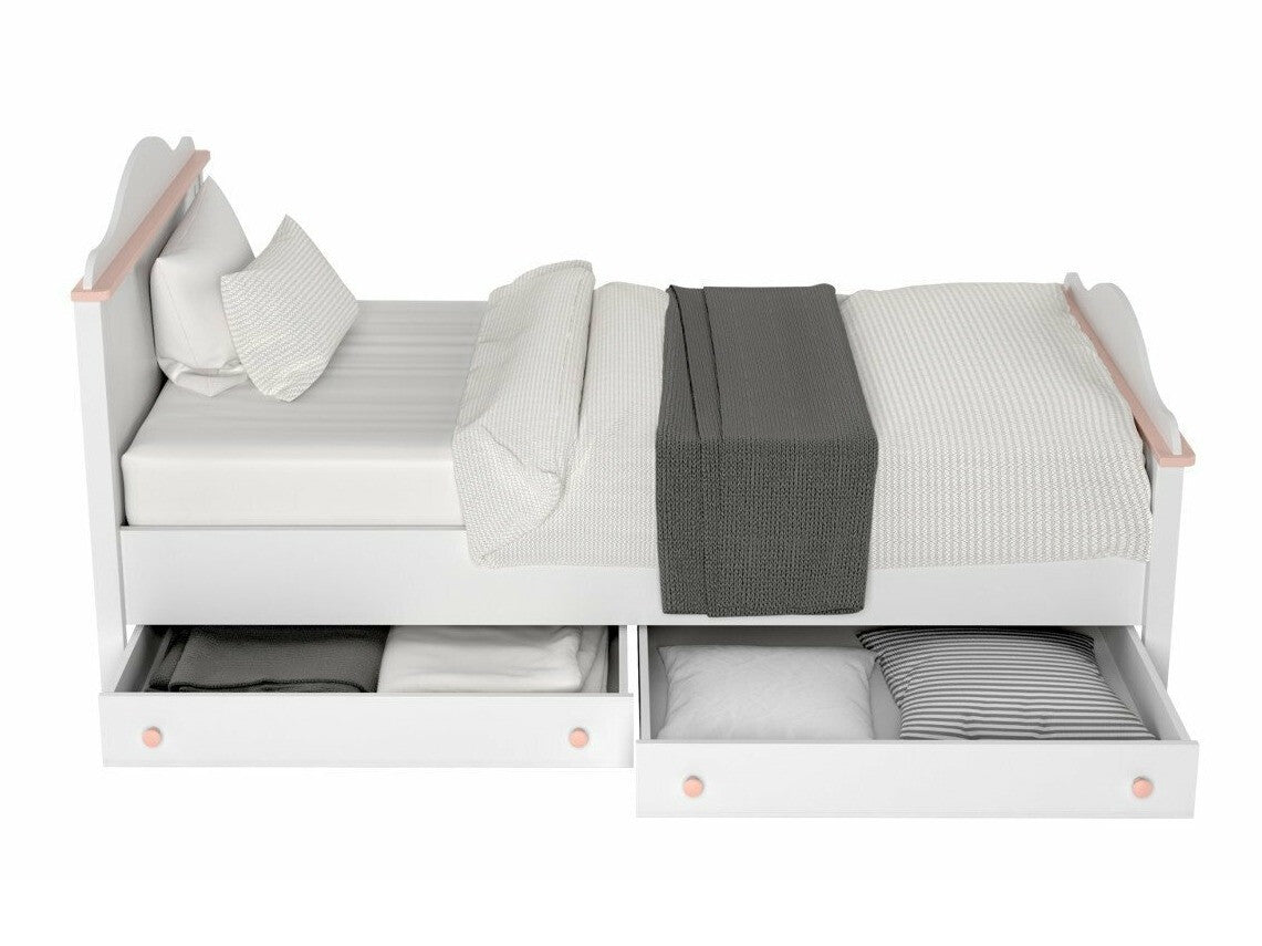 Ágy Luna LN-08, Ágyneműtartó: Igen 1db.