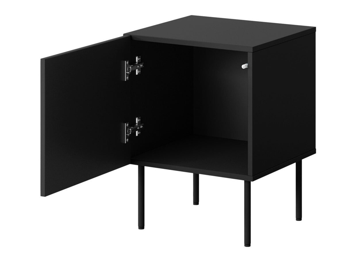 Éjjeliszekrény szett Szafki nemcne PALAZZO 2szt Czarny mat + Dąb craft 5903211297151