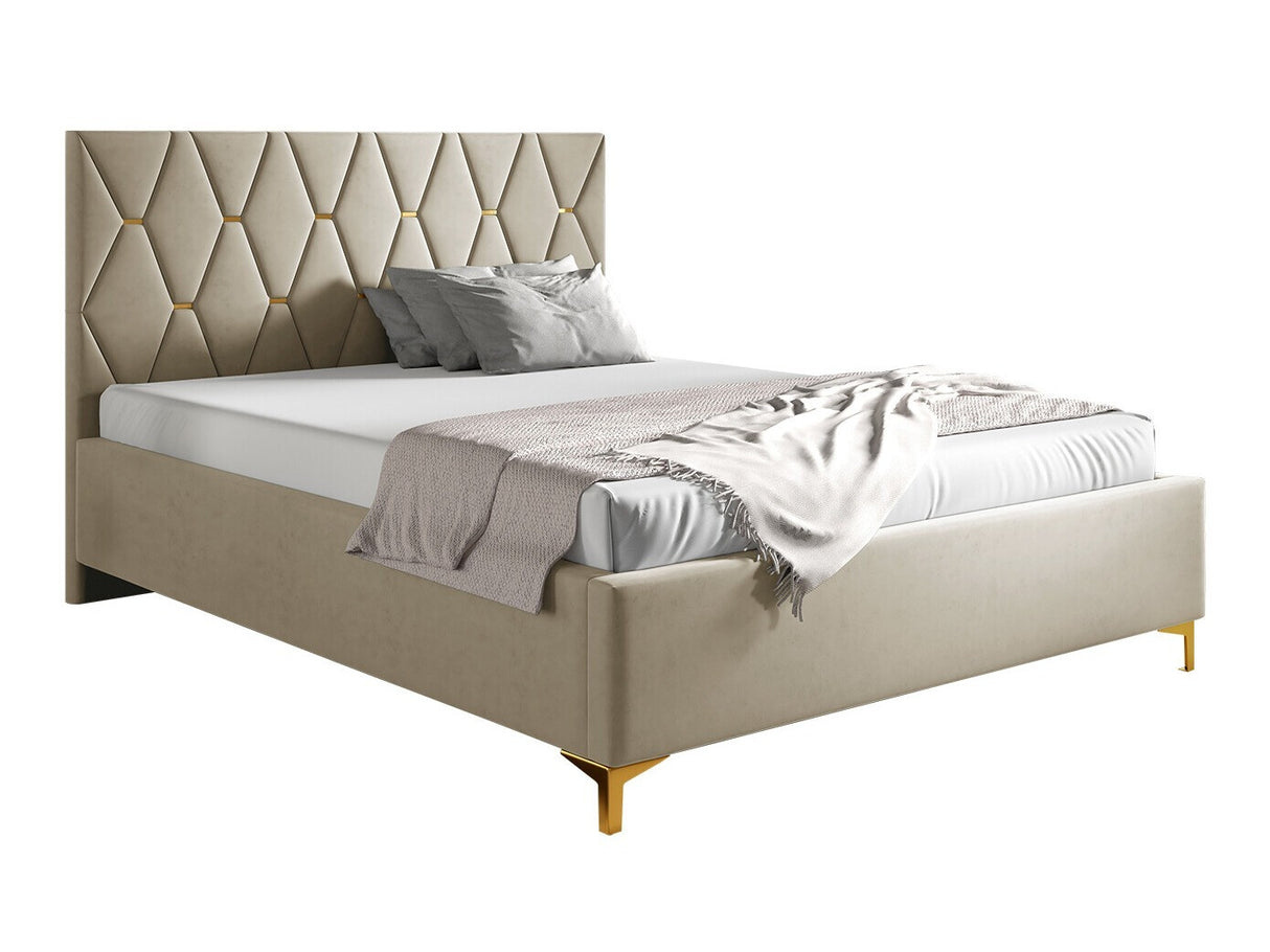 Ágy Łóżko tapicerowane TOTTI 1, Szín: Manila 02, Alvó felület mérete: 140 x 200 cm