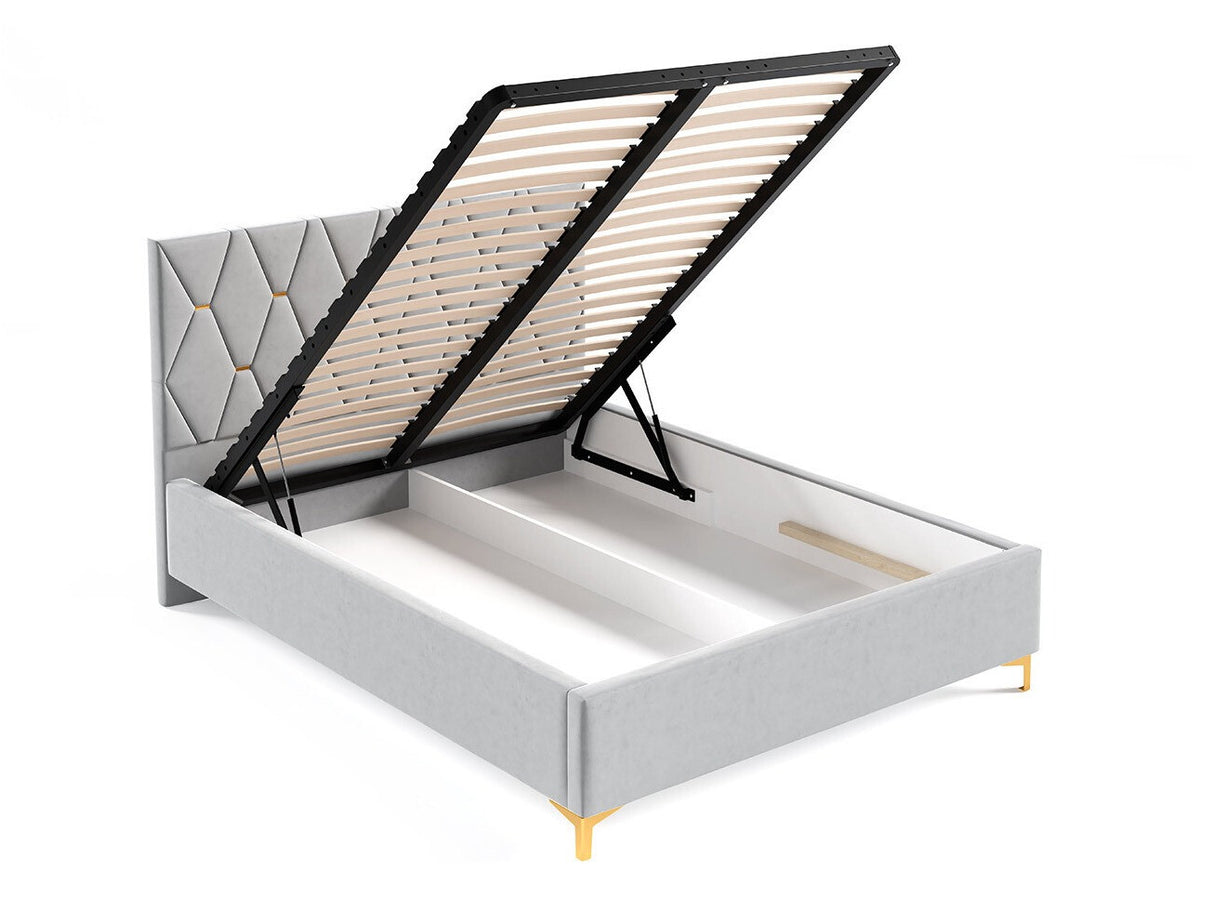 Ágy Łóżko tapicerowane TOTTI 1, Szín: Manila 02, Alvó felület mérete: 140 x 200 cm