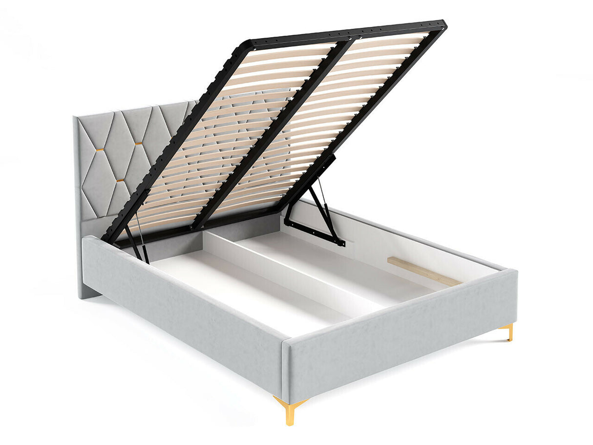 Ágy Łóżko tapicerowane TOTTI 1, Szín: Manila 20, Alvó felület mérete: 140 x 200 cm