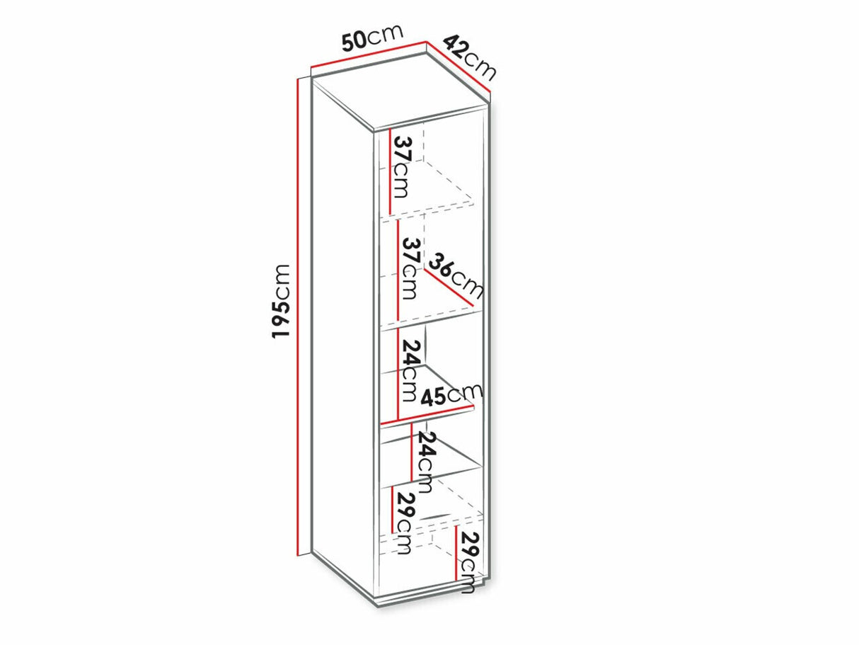 Könyvespolc Qubic QB-04