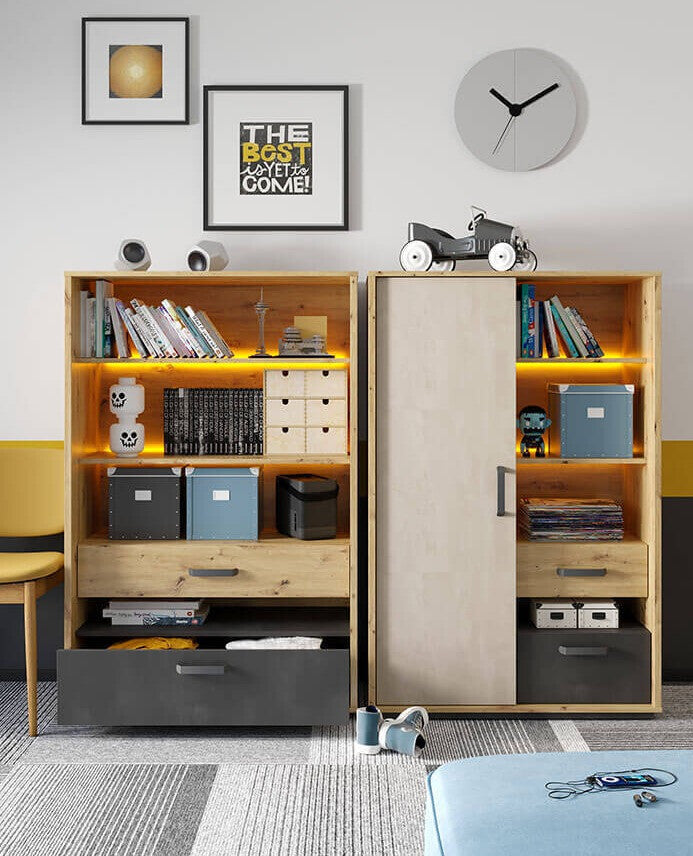 Könyvespolc Qubic QB-06