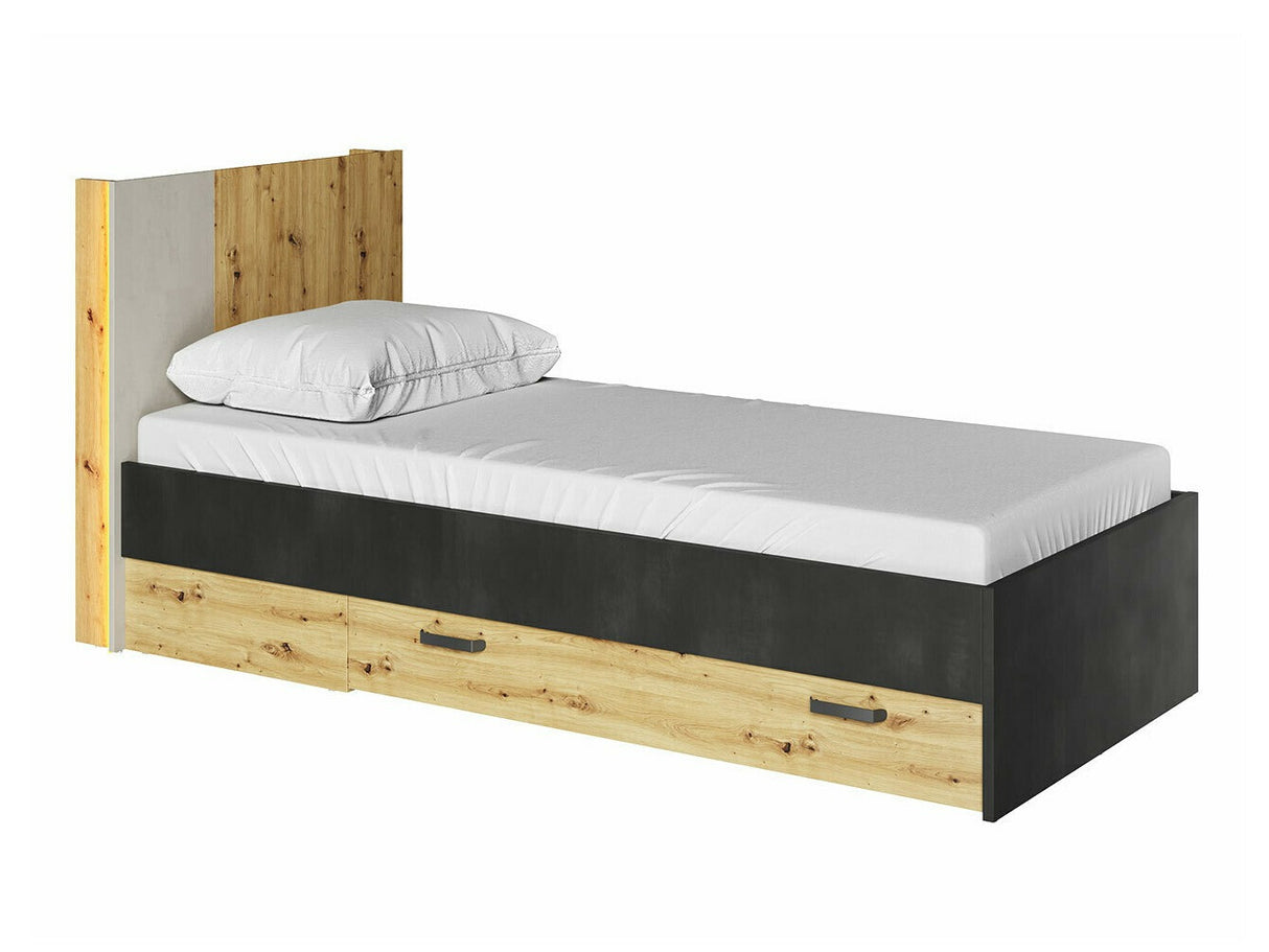 Ágy Qubic QB-11/QB-12, Alvó felület mérete: 90 x 200 cm