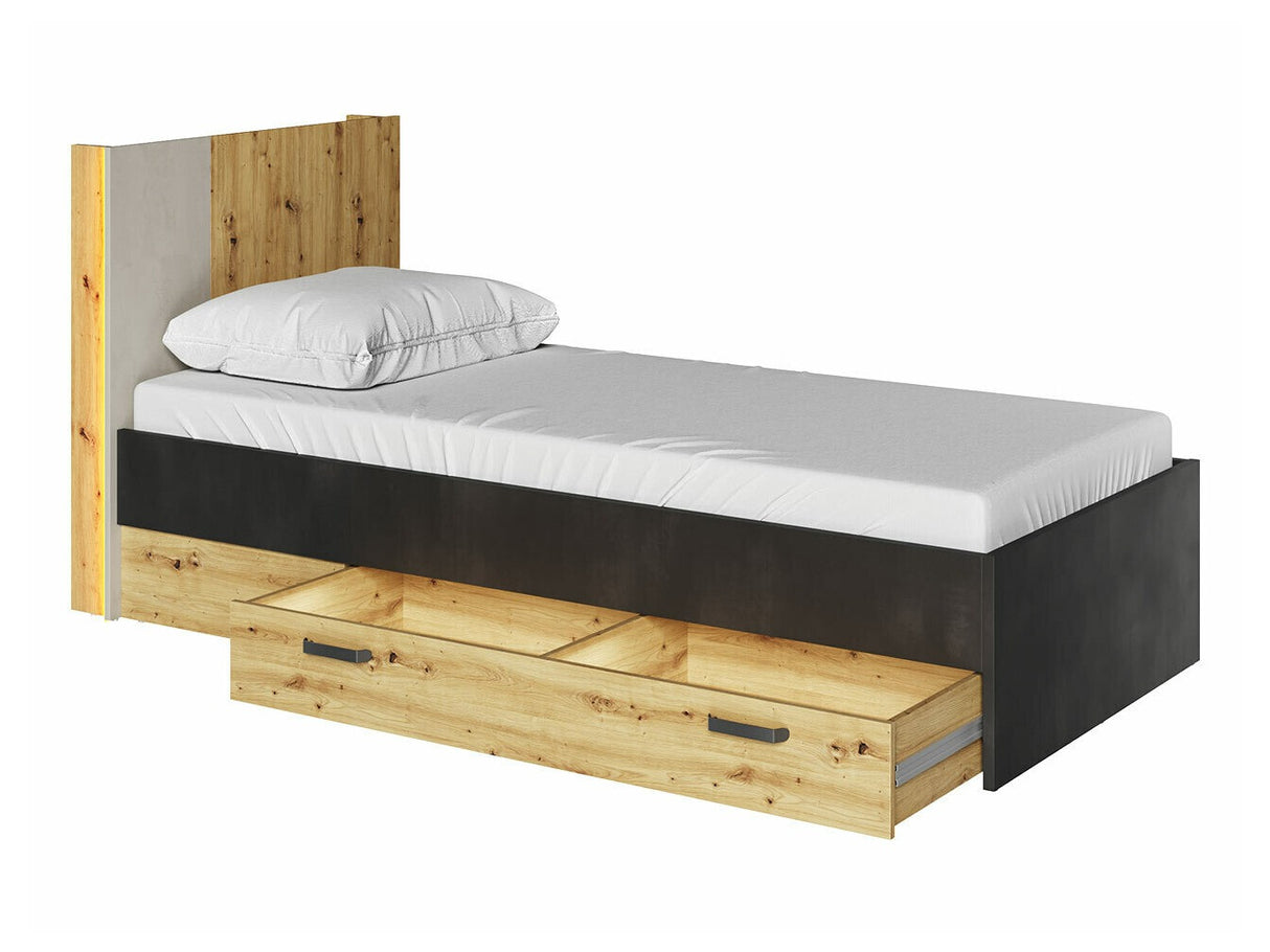 Ágy Qubic QB-11/QB-12, Alvó felület mérete: 90 x 200 cm