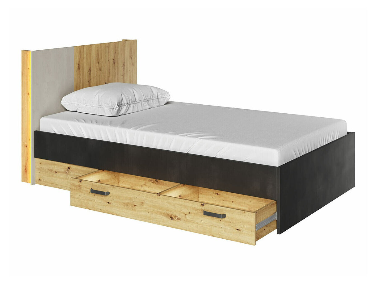 Ágy Qubic QB-11/QB-12, Alvó felület mérete: 120 x 200 cm