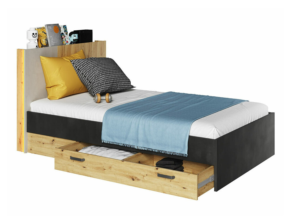 Ágy Qubic QB-11/QB-12, Alvó felület mérete: 120 x 200 cm