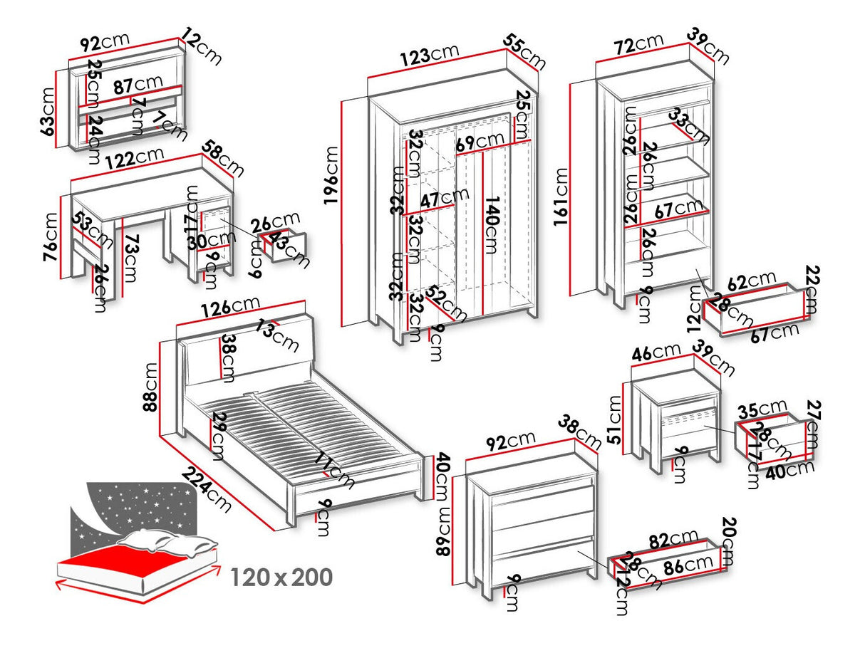 Hálószoba garnitúra Spot