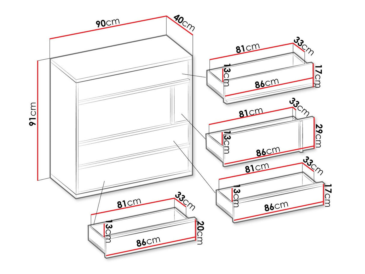 Komód 4S Imola IM-07 IM7BG