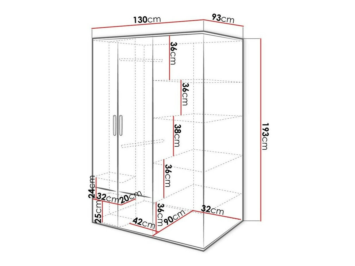 Gardróbszekrény POK PO-00L