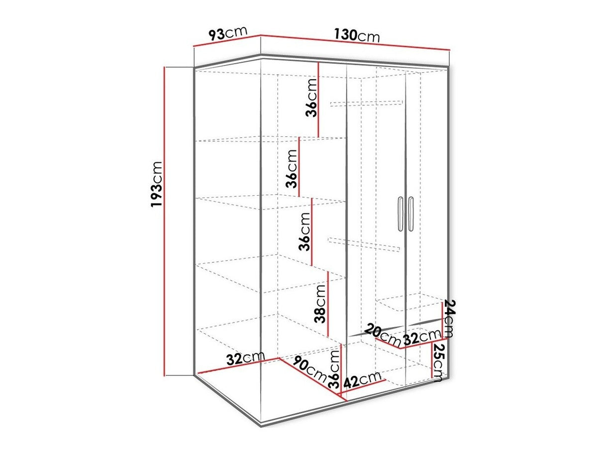 Gardróbszekrény POK PO-00P
