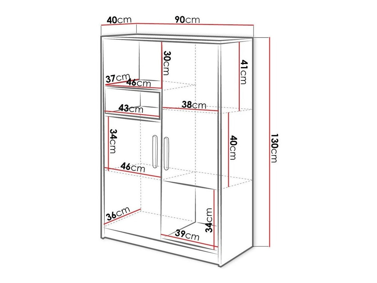 Szekrény 2D Pok PK06