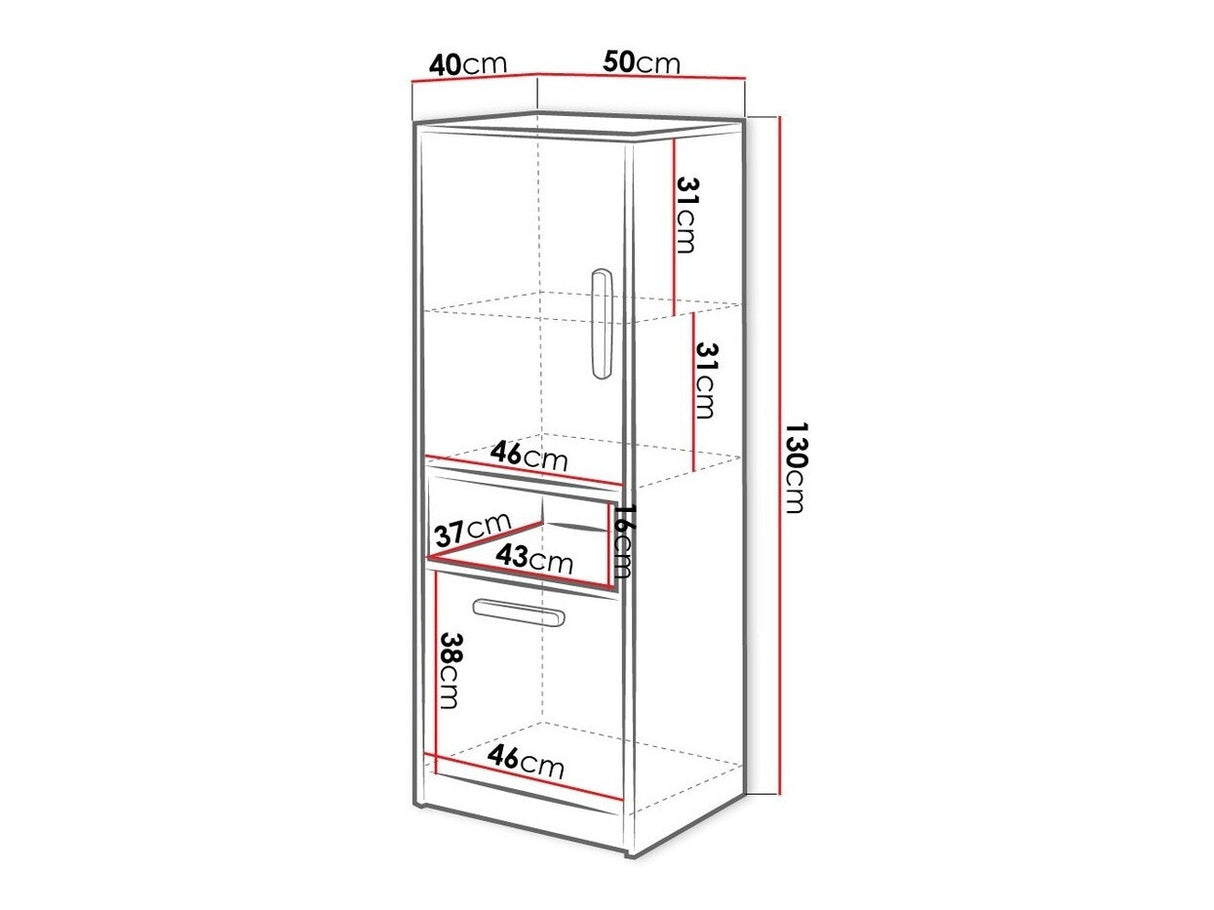 Szekrény 1D1S Pok PK07