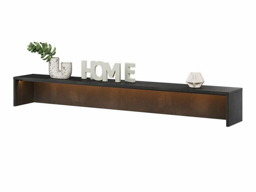 Bútorkészlet Meble młodzieżowe TEEN FLEX IX Hikora Naturalna/Raw Acél/Silk Flou 5903211245015