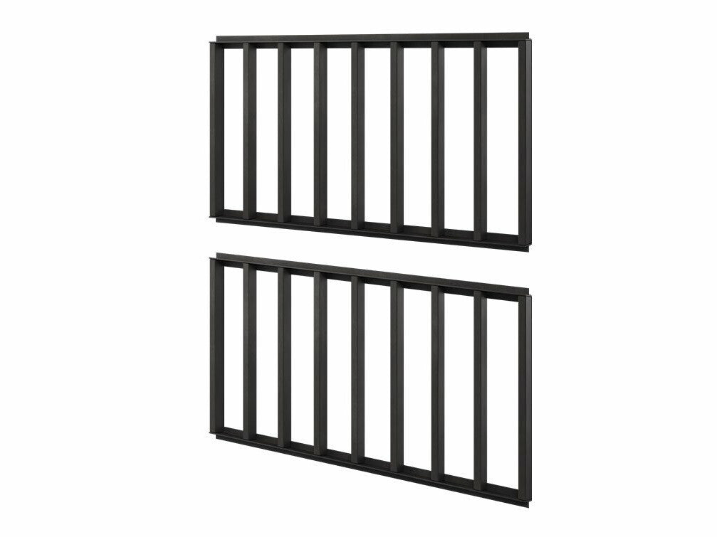 Bútorkészlet Meble młodzieżowe TEEN FLEX III Hikora Naturalna/Raw Acél/Silk Flou/Czarny 5903211244957