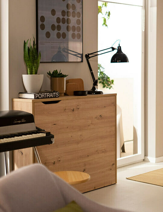 Sarok íróasztal WORK CONCEPT CW-01, Szín: Artisan tölgy, Változatok: Jobbos