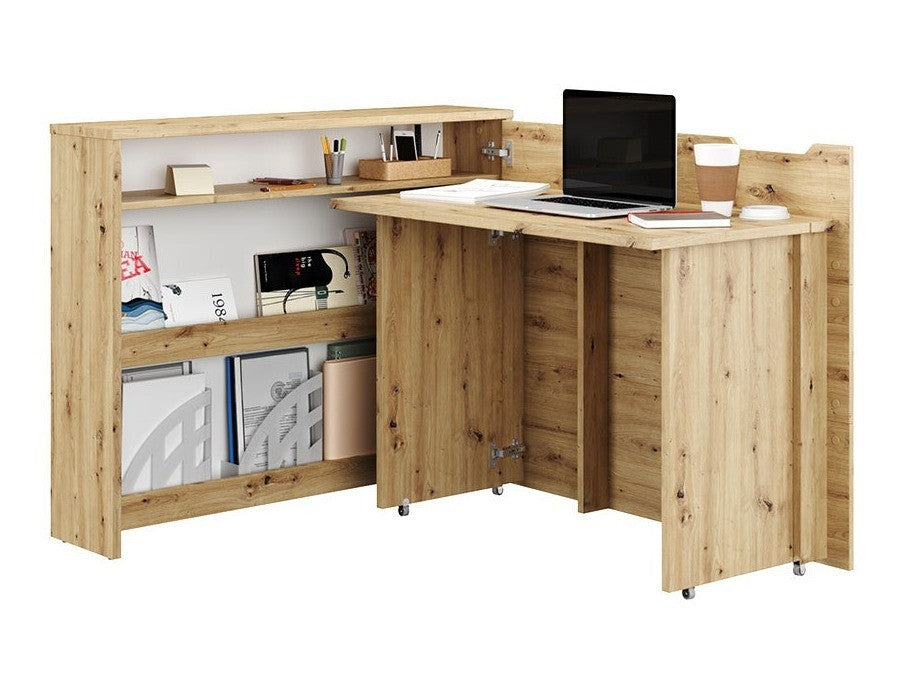 Sarok íróasztal WORK CONCEPT CW-01, Szín: Artisan tölgy, Változatok: Jobbos