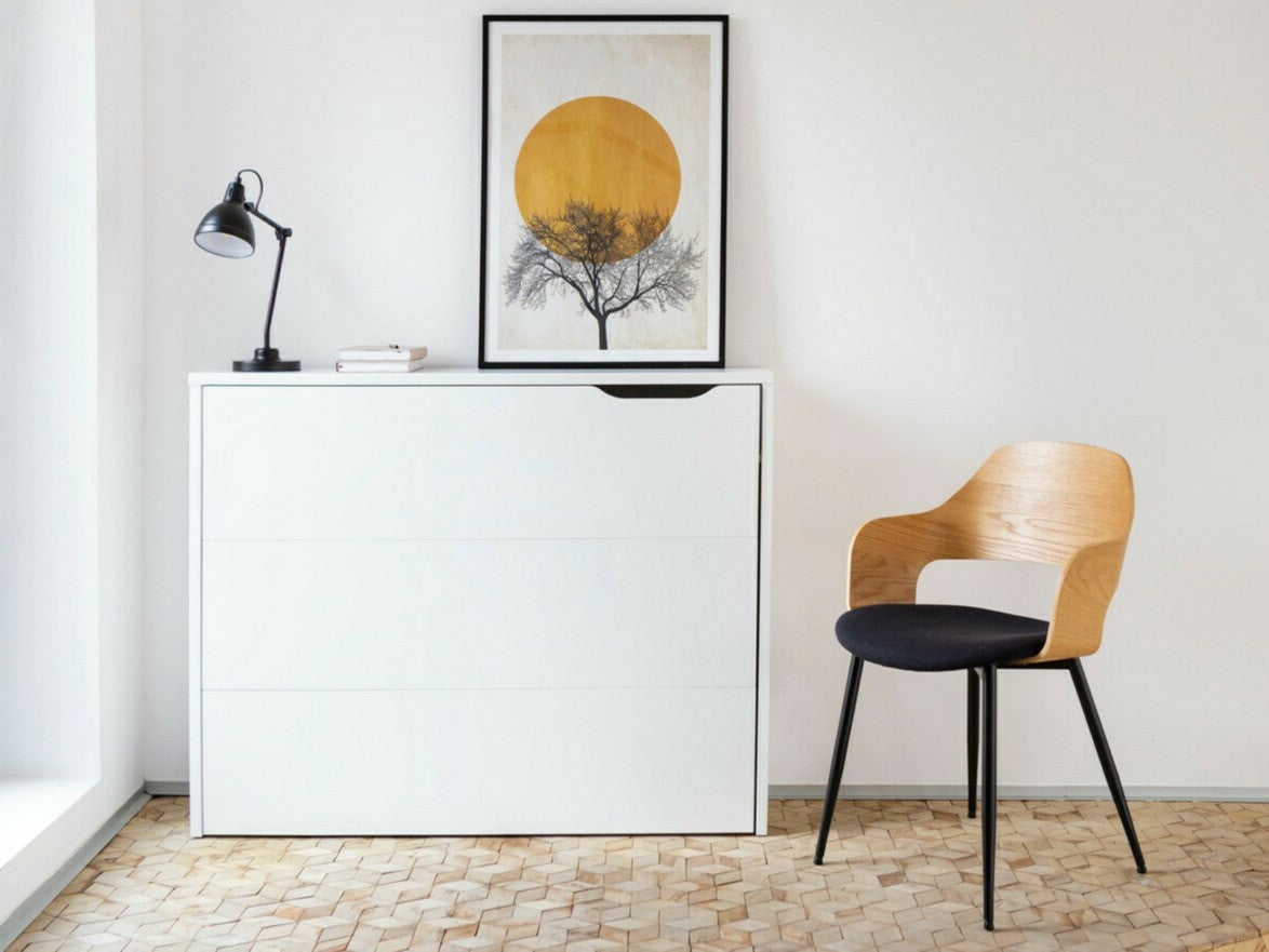 Sarok íróasztal WORK CONCEPT CW-01, Szín: Fehér + Fényes fehér, Változatok: Balos