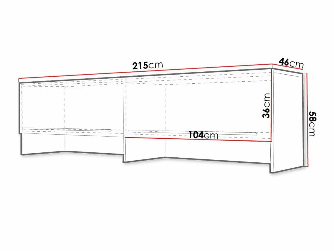 Szekrény CONCEPT PRO CP-09, Szín: Fehér