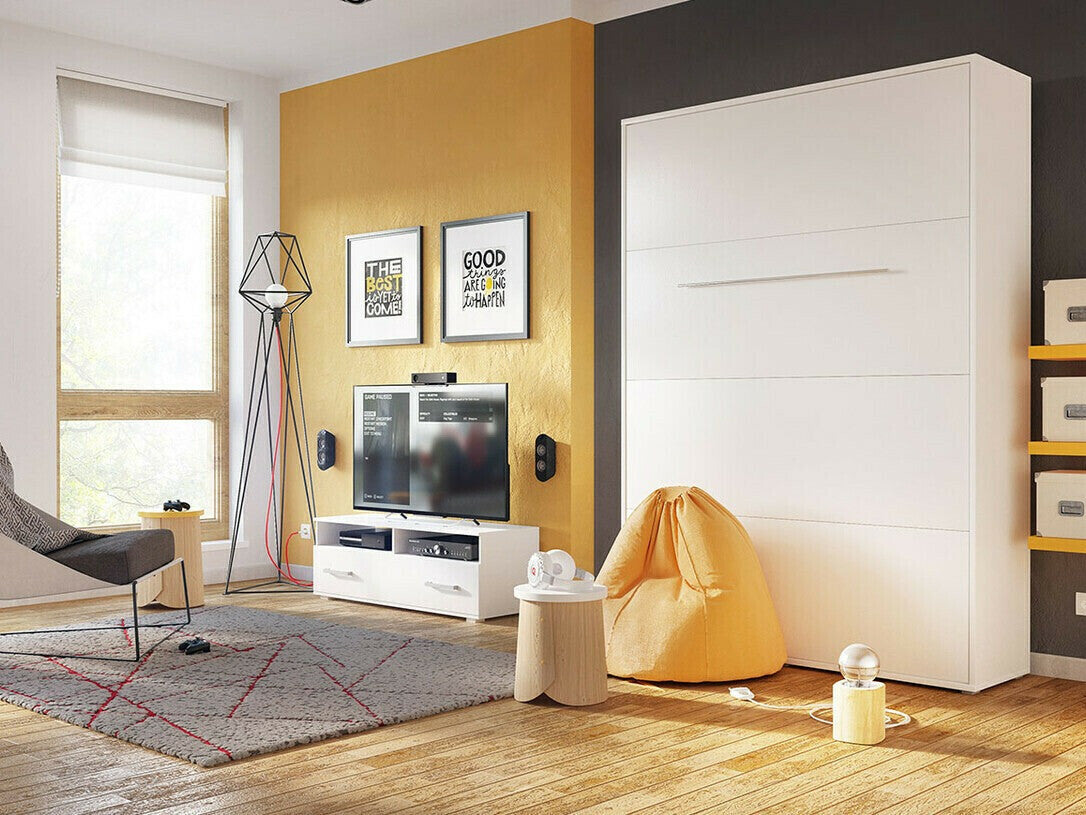 Szekrényágy CONCEPT PRO CP-02, Szín: Fehér, Alvó felület mérete: 120 x 200 cm