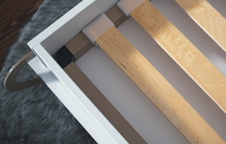 Szekrényágy CONCEPT PRO CP-01, Szín: Fehér, Alvó felület mérete: 140 x 200 cm