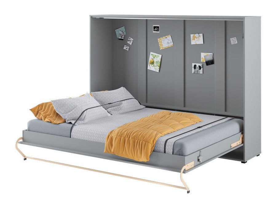 Szekrényágy CONCEPT PRO CP-04 I, Szín: Szürke, Alvó felület mérete: 140 x 200 cm