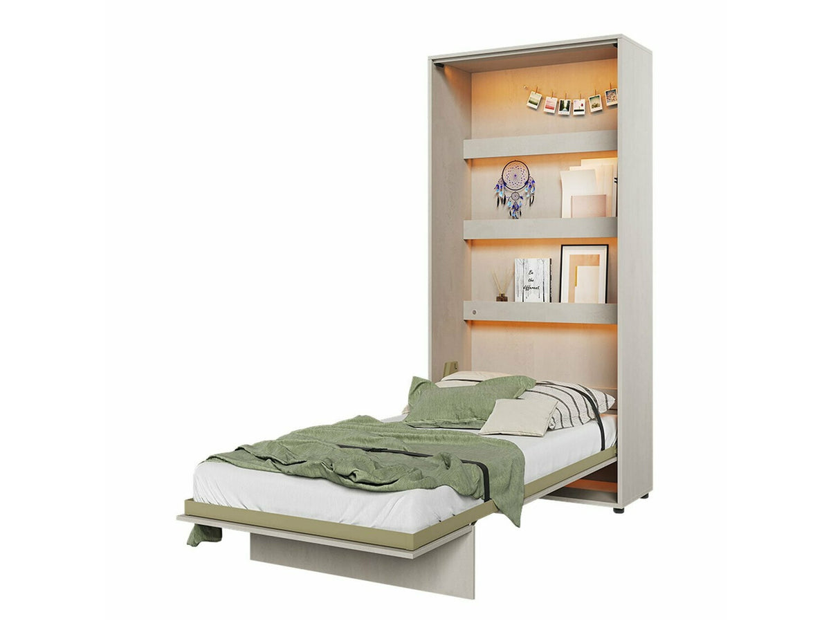 Szekrényágy Półkotapczan pionemwy CONCEPT JUNIOR CJ-02, Alvó felület mérete: 90 x 200 cm, Led világítás: Igen
