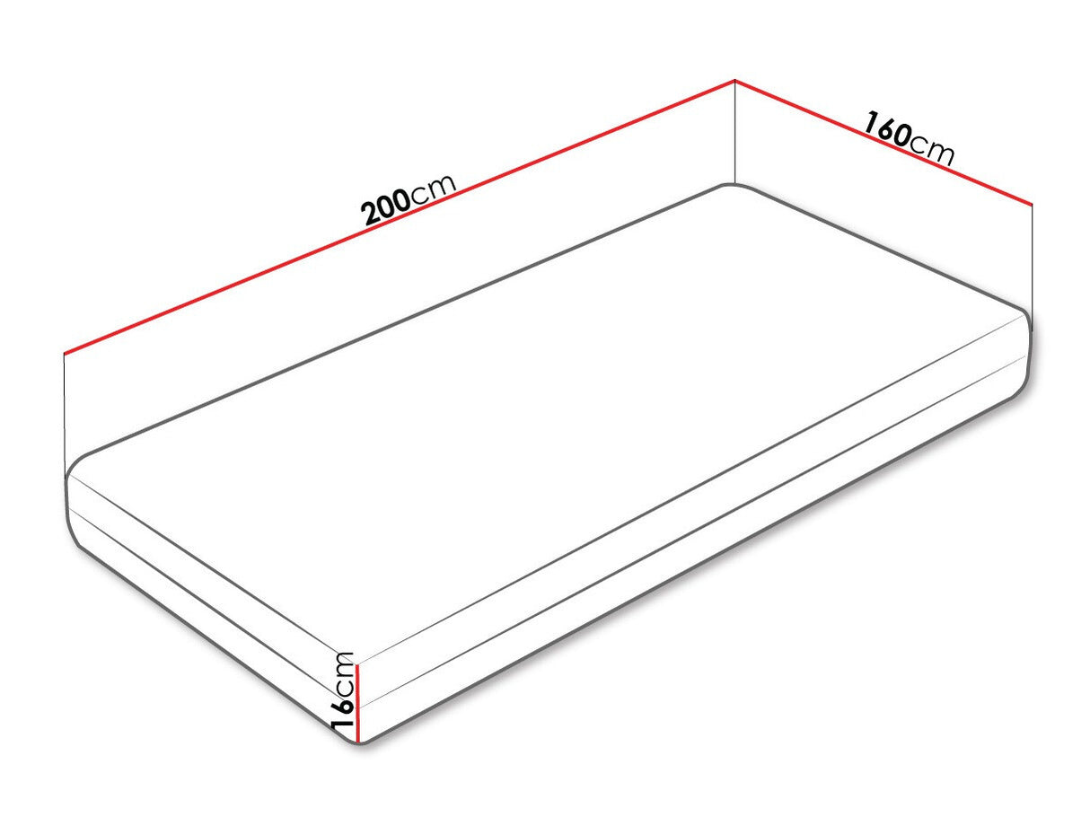 Matrac Apollo (Kik), Méretek: 160 x 200 cm