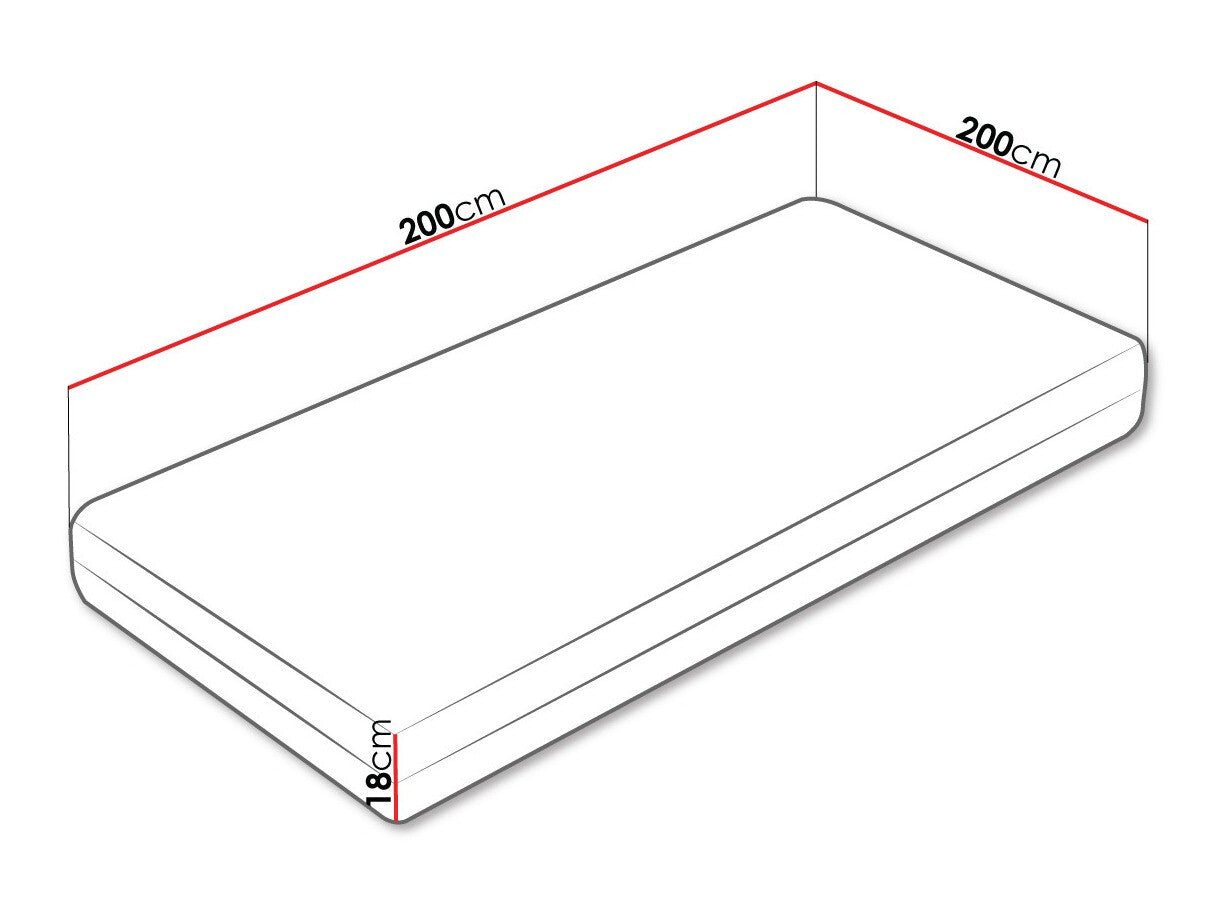 Matrac Selene (Akant), Méretek: 200 x 200 cm
