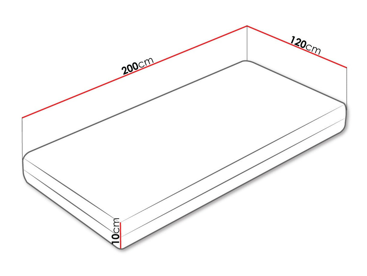 Matrac Zeus 10 (Nicola), Méretek: 120 x 200 cm