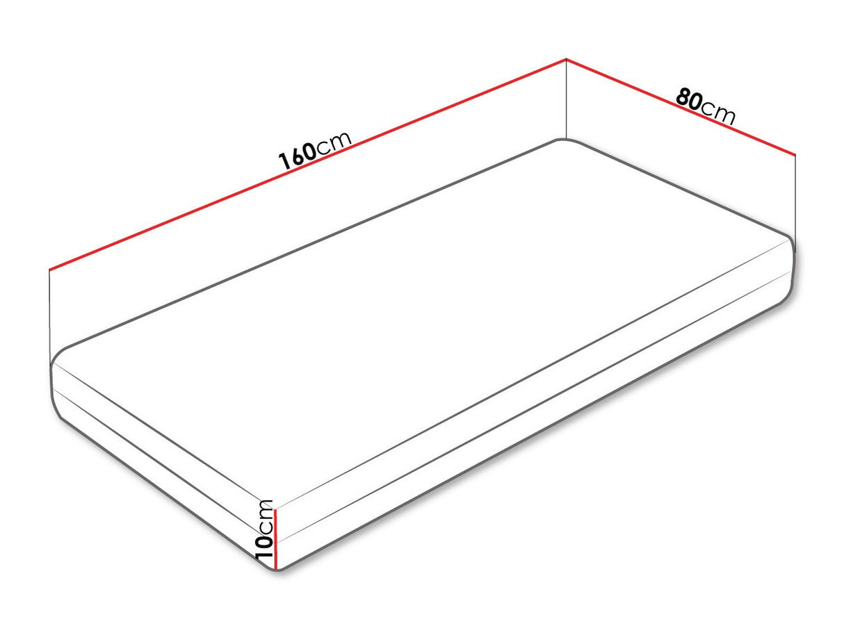 Matrac Zeus 10 (Nicola), Méretek: 80 x 160 cm