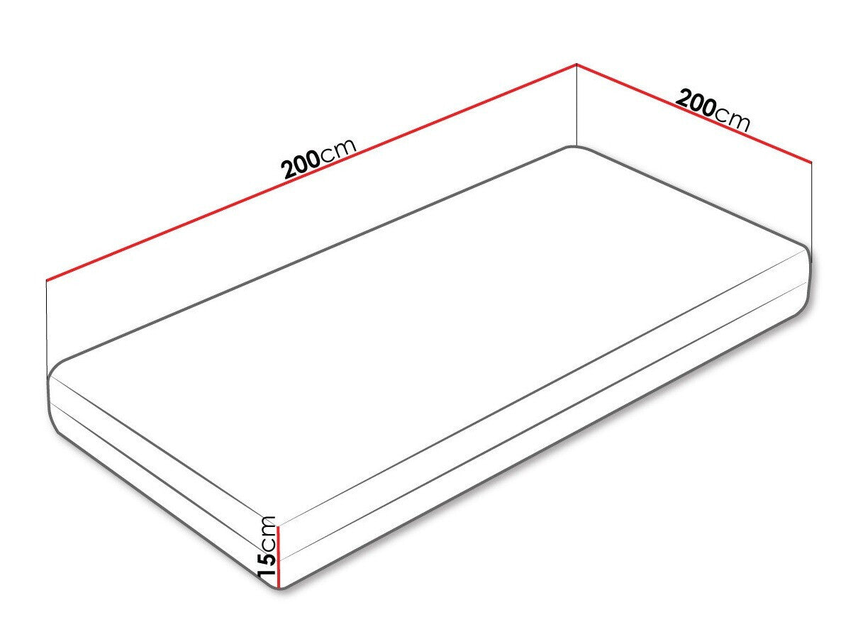 Matrac Ares 15 (Pyros 15), Méretek: 200 x 200 cm