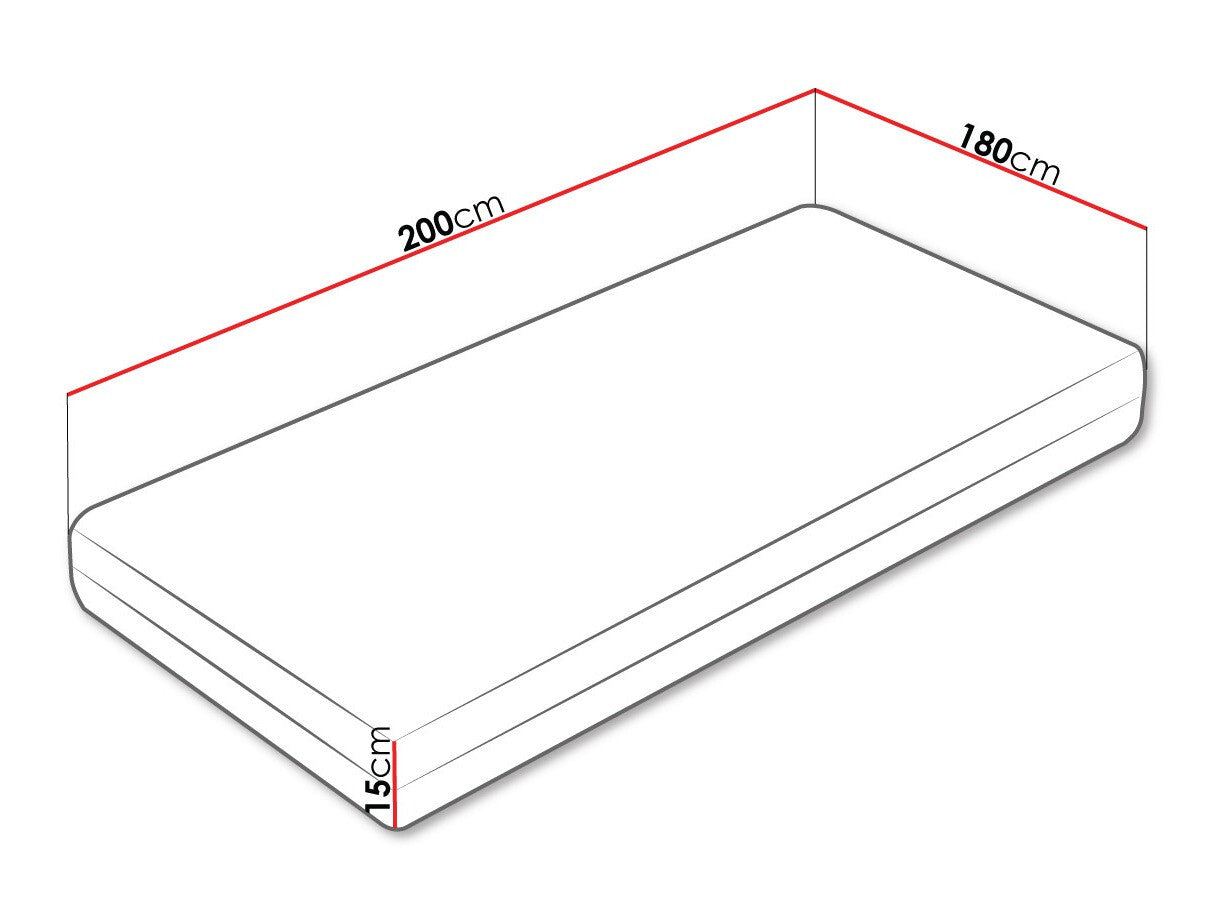 Matrac Kronos 15 (Gabriel), Méretek: 180 x 200 cm
