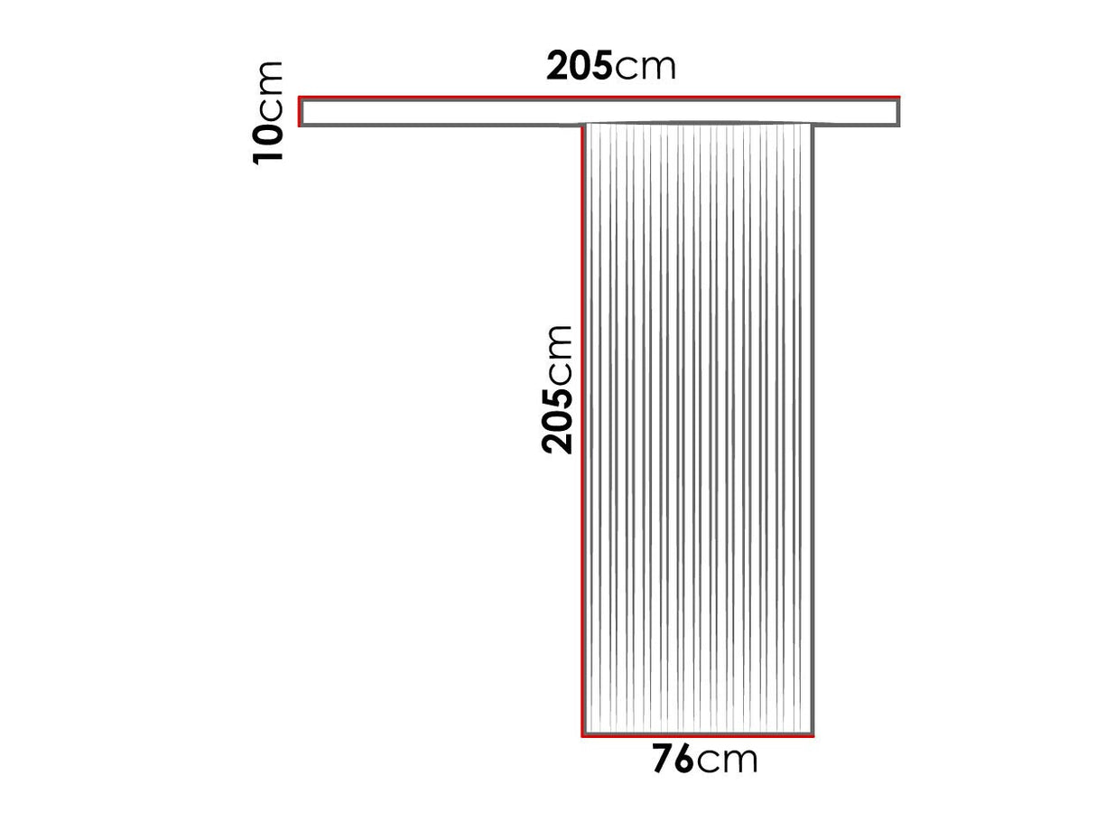 Tolóajtók Drzwi BELMO 70 + samodomykacz, Szín: Fehér + Fekete