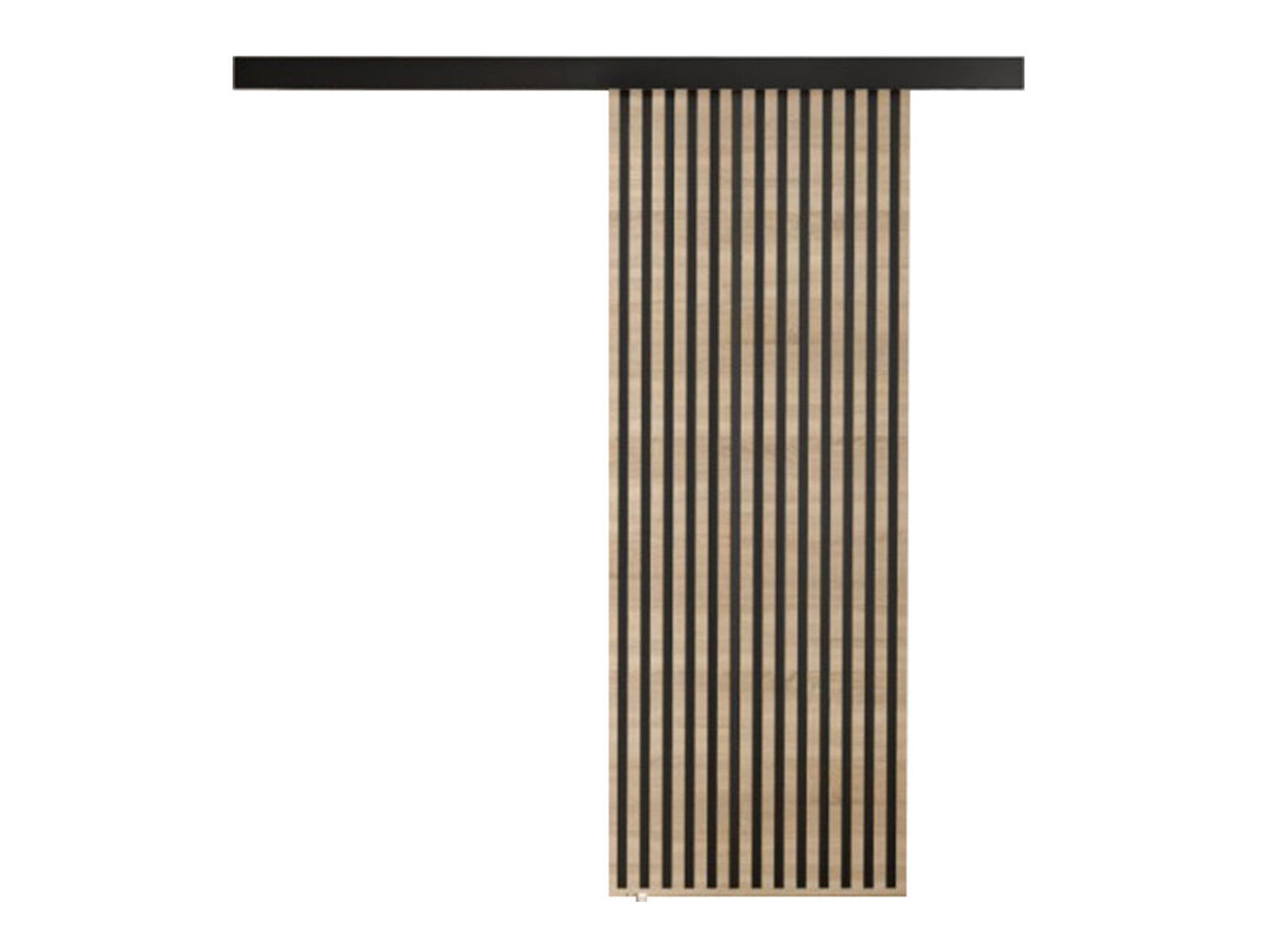 Tolóajtók Drzwi BELMO 70 + samodomykacz, Szín: Sonoma tölgy + Fekete