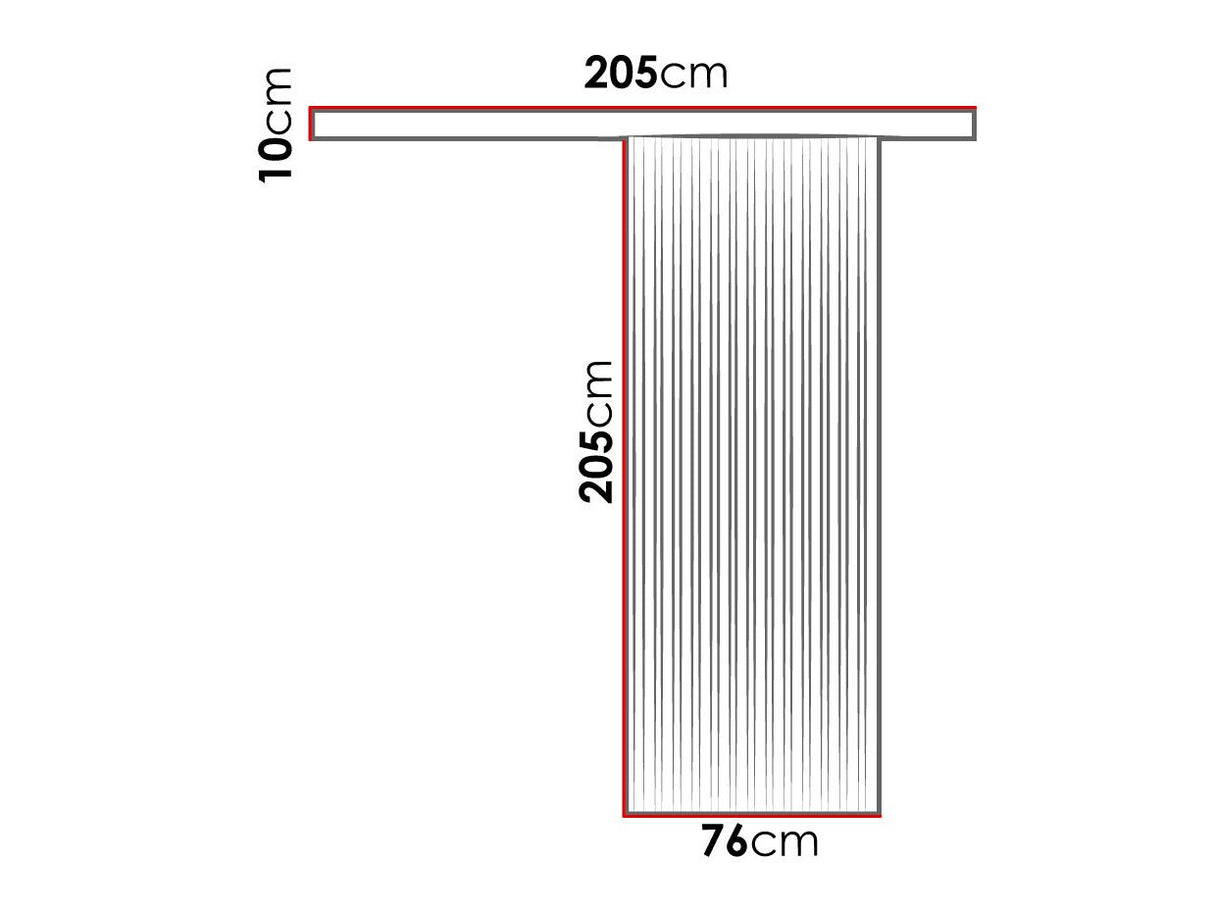 Tolóajtók Drzwi BELMO 70 + samodomykacz, Szín: Antracit + Fekete