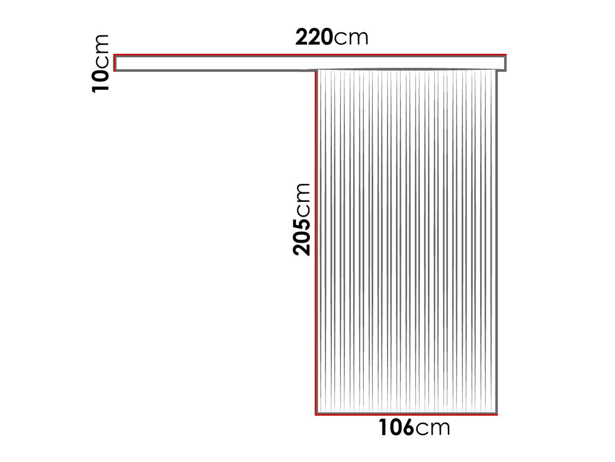 Tolóajtók Drzwi BELMO 100 + samodomykacz, Szín: Sonoma tölgy + Fekete