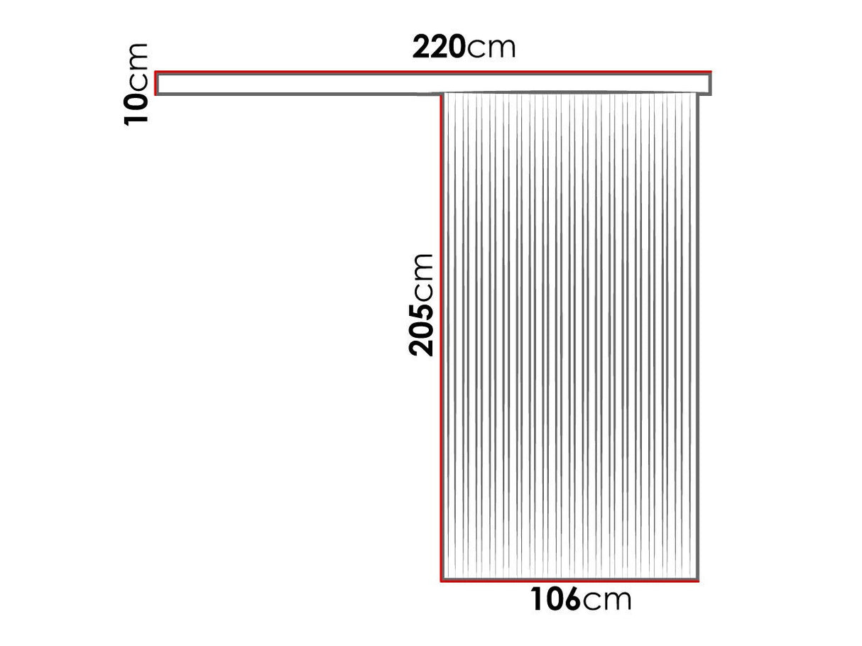 Tolóajtók Drzwi BELMO 100 + samodomykacz, Szín: Antracit + Fekete