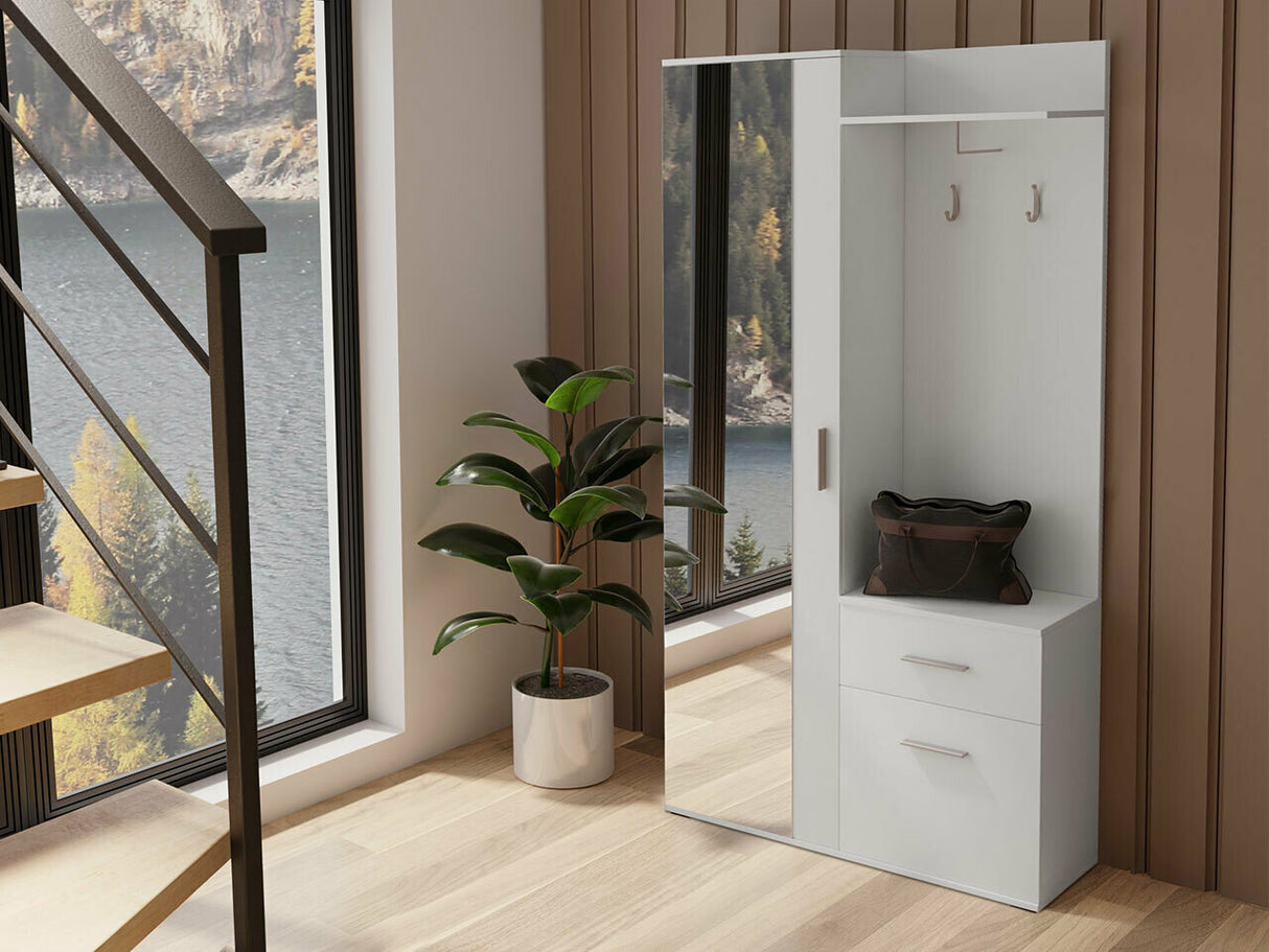 Előszoba garnitúra LUX (Osztály), Szín: Fehér