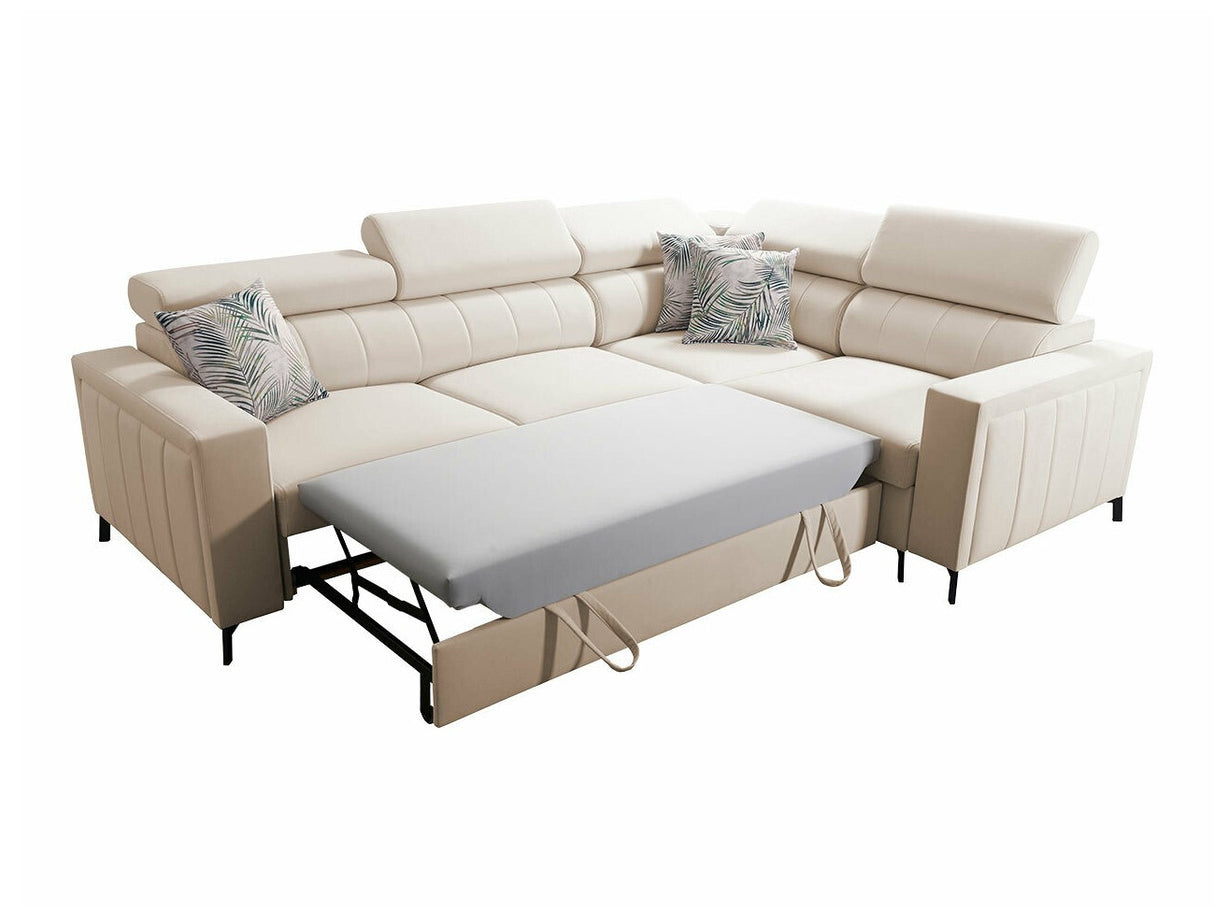 Sarokkanapé Narożnik BALTICO II, Szín: Mono 244 + Botanical 36, Változatok: Jobbos