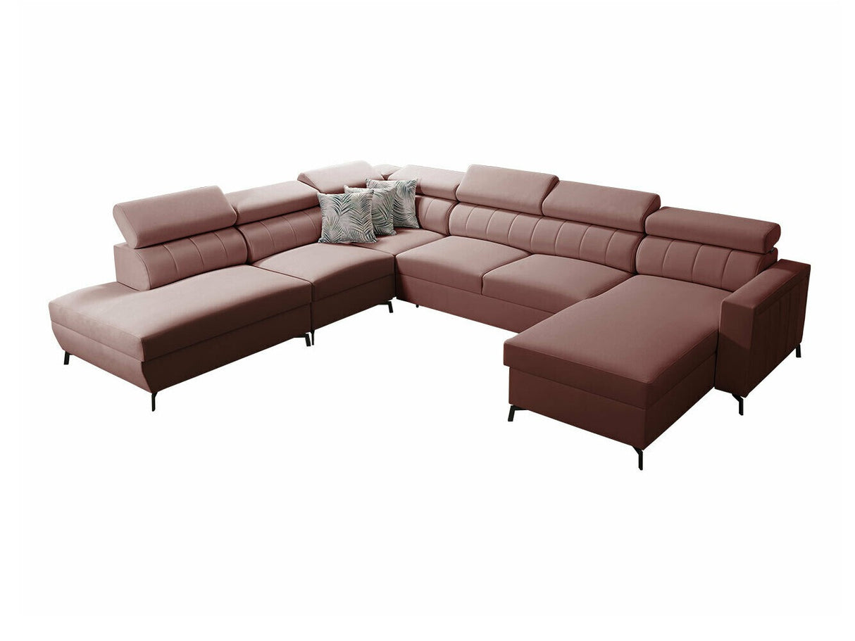 Sarokkanapé Narożnik BALTICO IX, Szín: Mono 235 + Botanical 36, Változatok: Jobbos