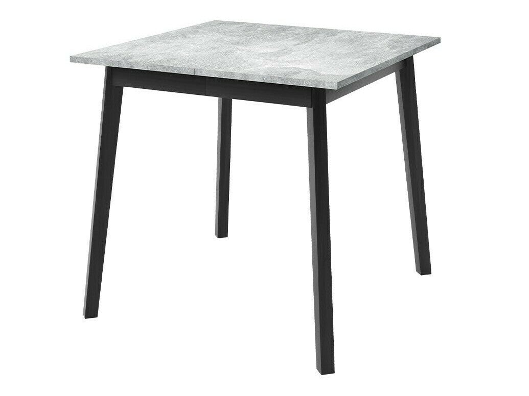 Étkezőgarnitúra Zestaw ARIEL S + 4 x LUKE, Fa színe: Szürke márvány + Fekete, Kárpit: Amor Velvet 4322