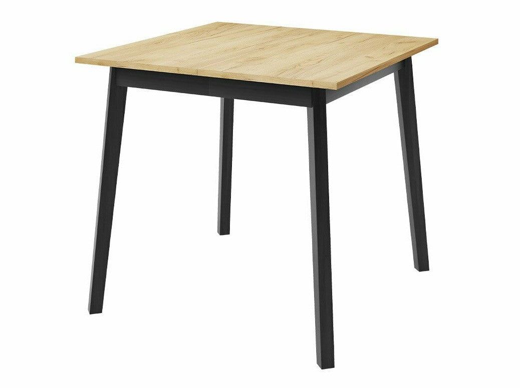 Étkezőgarnitúra Zestaw ARIEL S + 4 x LUKE, Fa színe: Kézműves aranytölgy + Fekete, Kárpit: Amor Velvet 4302