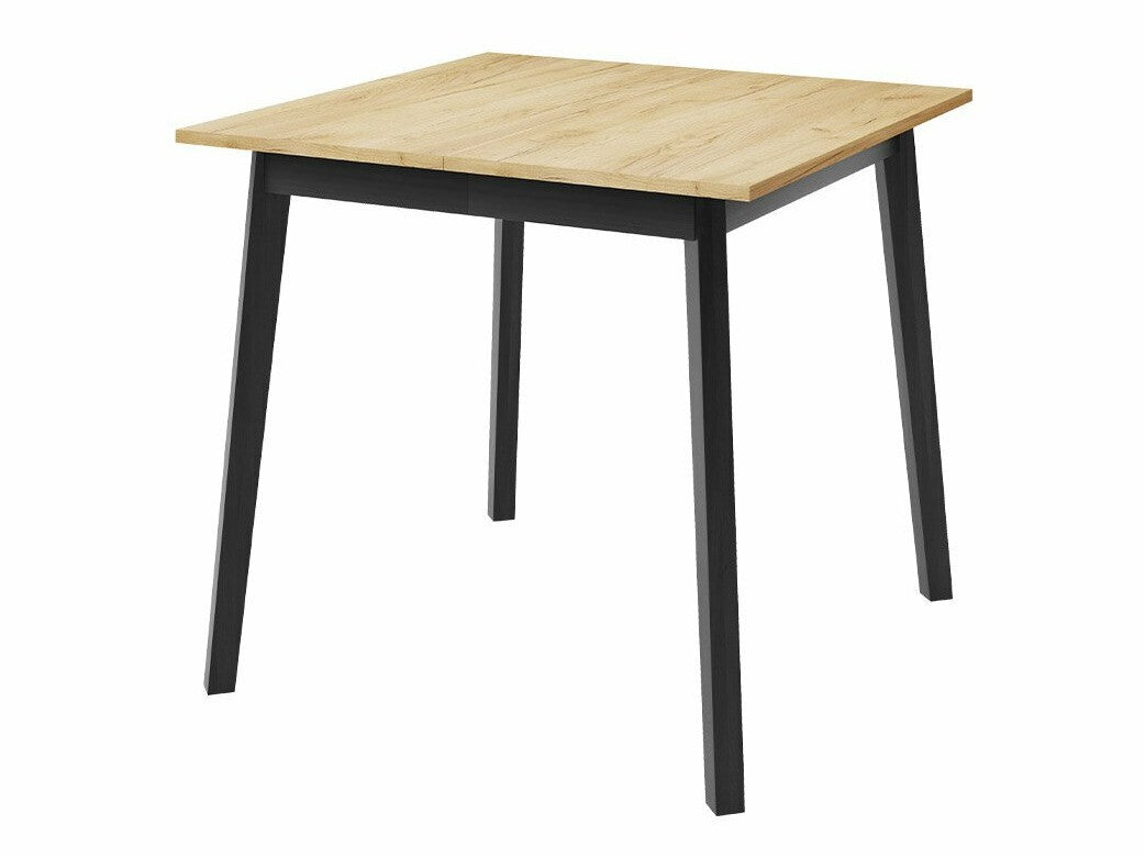 Étkezőgarnitúra Zestaw ARIEL S + 4 x LUKE, Fa színe: Kézműves aranytölgy + Fekete, Kárpit: Amor Velvet 4321